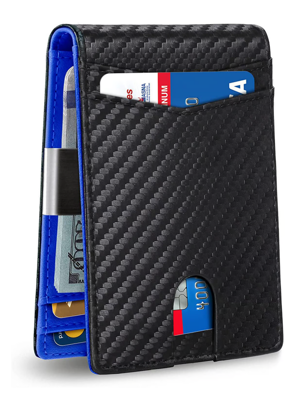 SafeSlim | Cartera de cuero RFID para hombre con diseño ultradelgado | Compacta y segura para uso diario