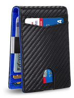SafeSlim | Cartera de cuero RFID para hombre con diseño ultradelgado | Compacta y segura para uso diario
