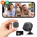 Mini cámara de seguridad HD WiFi con monitor remoto, visión nocturna 1080P, detección de movimiento, hogar inteligente, regalo de otoño de 2025