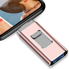 Unidad flash USB 4 en 1 | Dispositivo de almacenamiento OTG multipuerto