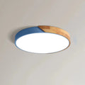 Lámpara de techo LED de madera escandinava: diseño moderno de montaje empotrado para un ambiente acogedor