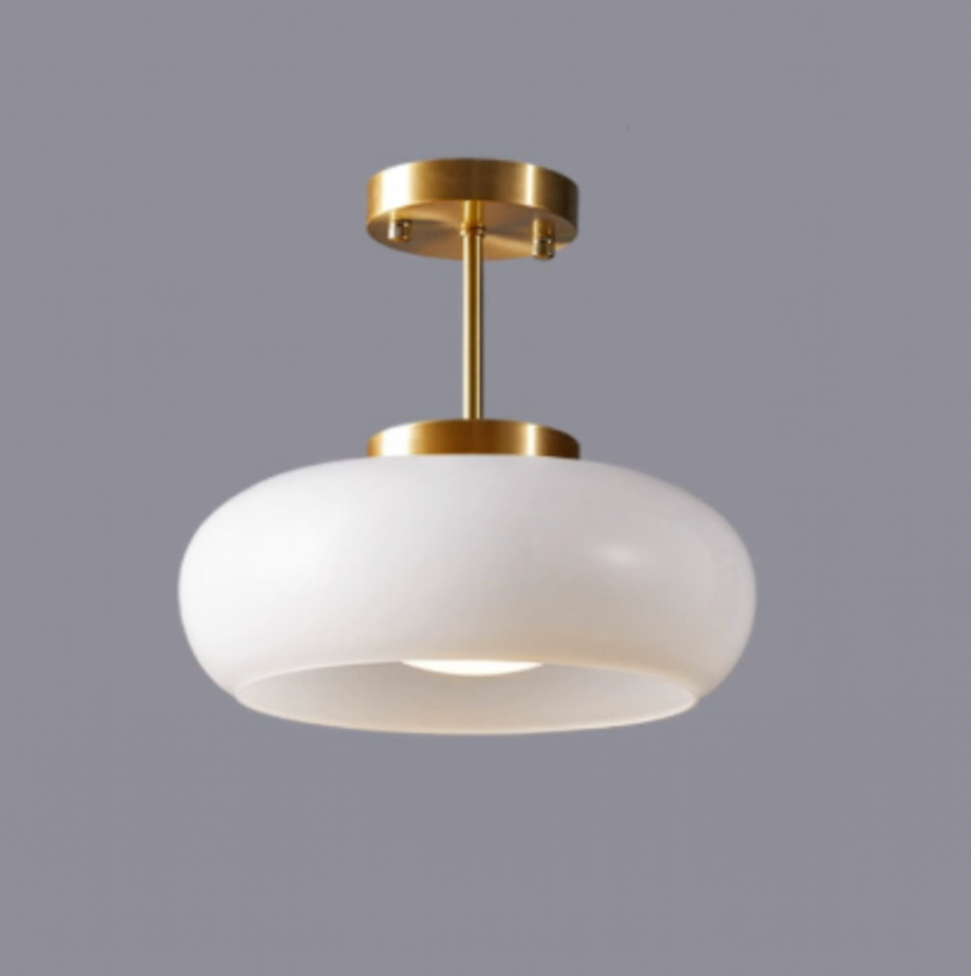 Plafondlamp Glas Vintage Rond 28cm LED 12W Moderno Minimalista
