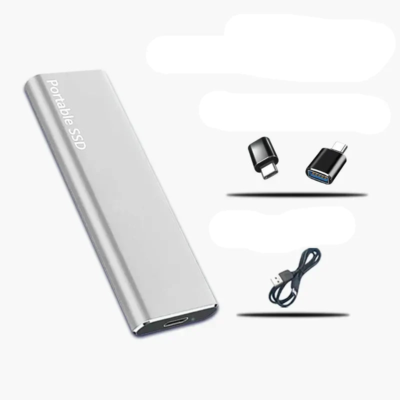 SSD externo de 4 TB con USB-C – Almacenamiento súper compacto