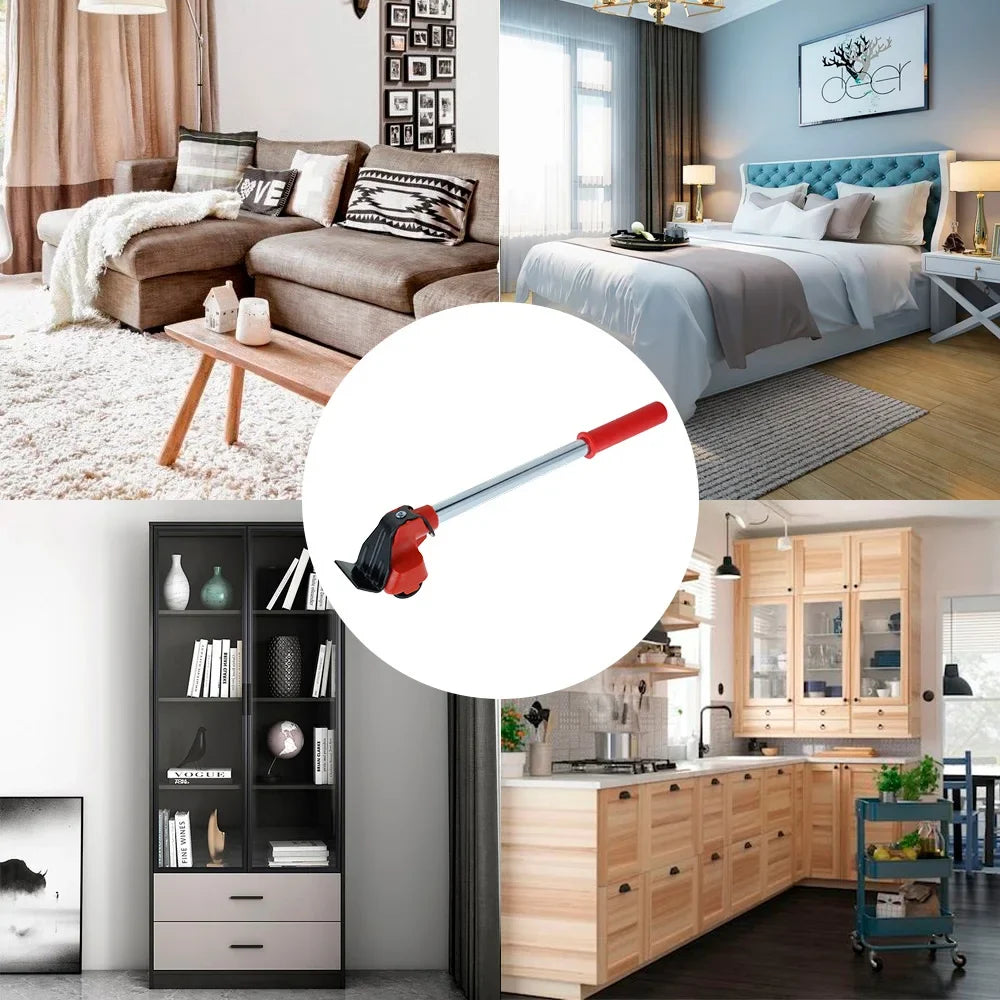 Juego de elevadores de muebles con ruedas para muebles pesados: sofá, armario, cama