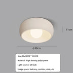 Lámparas LED japonesas Wabi-Sabi redondas