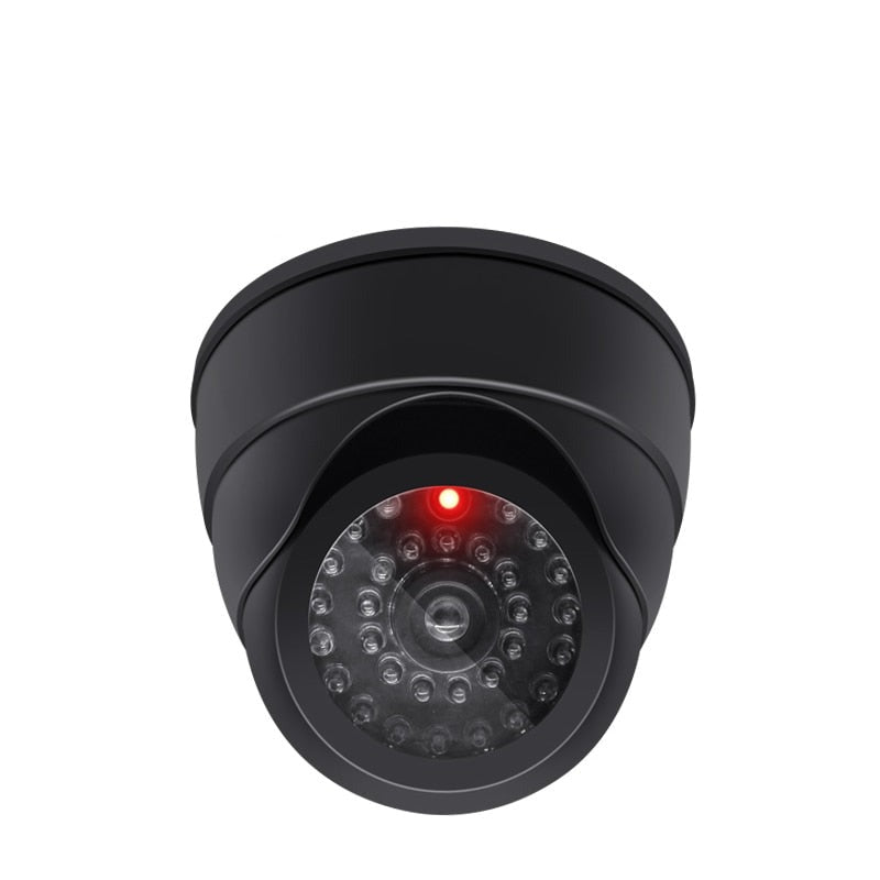 Cámara de seguridad simulada antirrobo realista