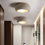 Lámparas LED japonesas Wabi-Sabi redondas