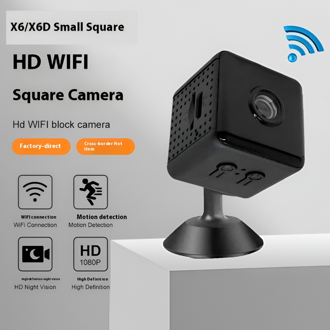 Mini cámara de seguridad WiFi 1080P para interiores