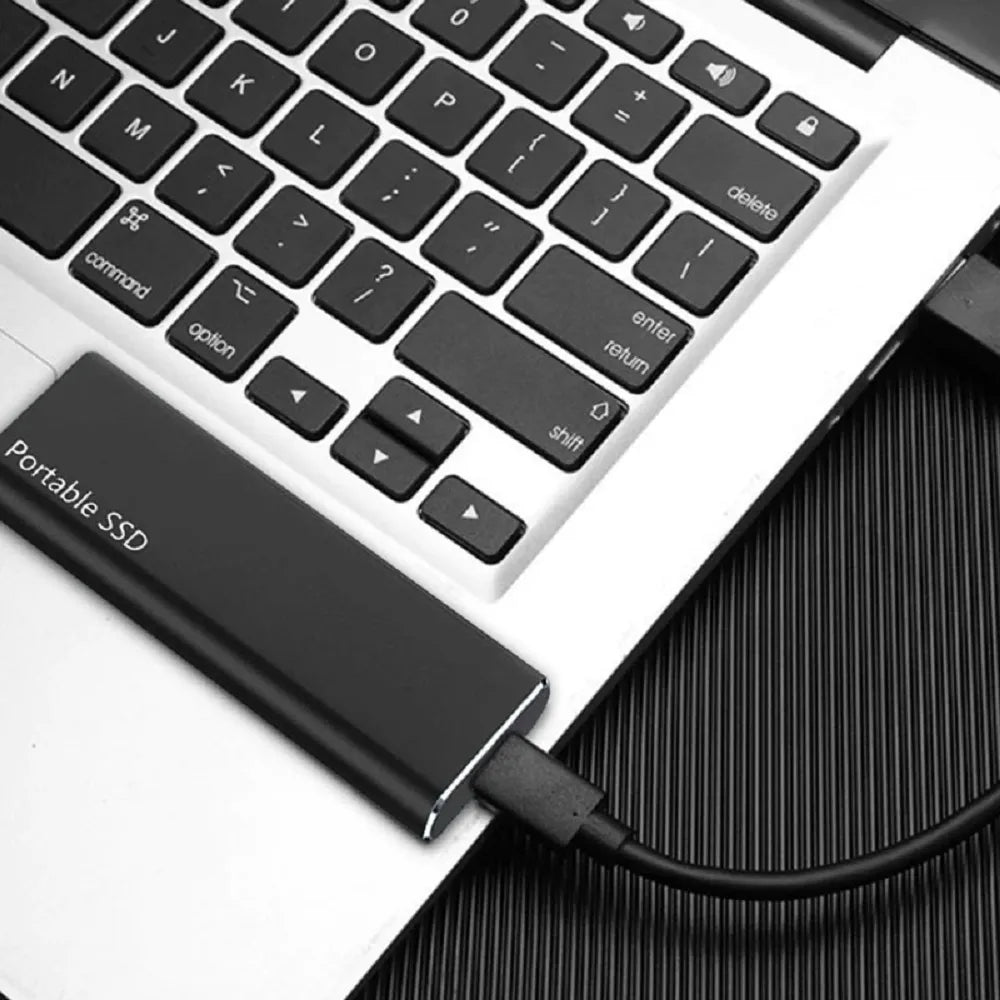 SSD externo de 4 TB con USB-C – Almacenamiento súper compacto