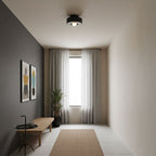 Plafondlamp Simon met Gestapelde Cilindervormen Hars Beschikbaar in Rood Groen Zwart E26 E27 Accesorio Ø30×15cm Diseño minimalista Geometrisch