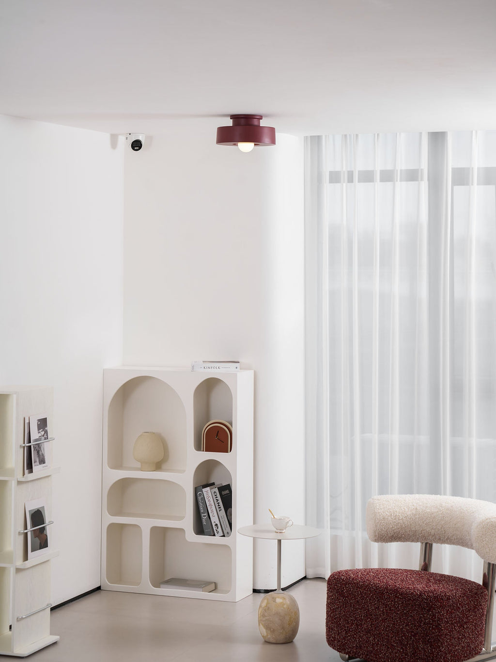 Plafondlamp Simon met Gestapelde Cilindervormen Hars Beschikbaar in Rood Groen Zwart E26 E27 Accesorio Ø30×15cm Diseño minimalista Geometrisch