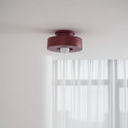 Plafondlamp Simon met Gestapelde Cilindervormen Hars Beschikbaar in Rood Groen Zwart E26 E27 Accesorio Ø30×15cm Diseño minimalista Geometrisch