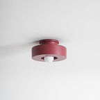 Plafondlamp Simon met Gestapelde Cilindervormen Hars Beschikbaar in Rood Groen Zwart E26 E27 Accesorio Ø30×15cm Diseño minimalista Geometrisch