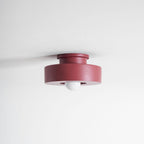 Plafondlamp Simon met Gestapelde Cilindervormen Hars Beschikbaar in Rood Groen Zwart E26 E27 Accesorio Ø30×15cm Diseño minimalista Geometrisch