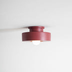 Plafondlamp Simon met Gestapelde Cilindervormen Hars Beschikbaar in Rood Groen Zwart E26 E27 Accesorio Ø30×15cm Diseño minimalista Geometrisch