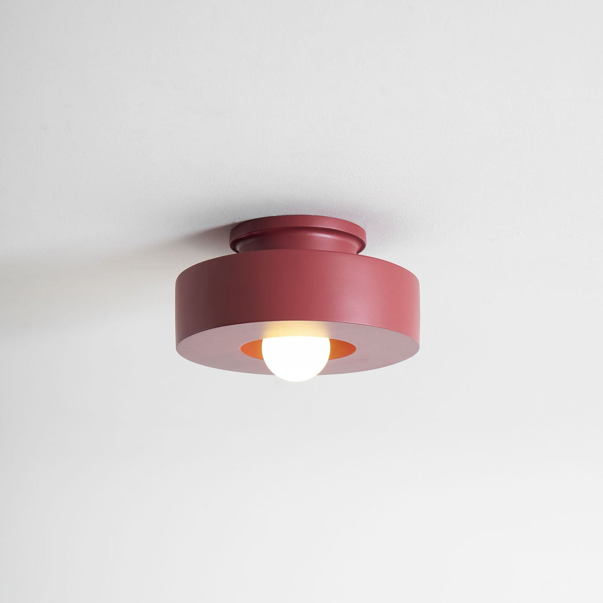 Plafondlamp Simon met Gestapelde Cilindervormen Hars Beschikbaar in Rood Groen Zwart E26 E27 Accesorio Ø30×15cm Diseño minimalista Geometrisch