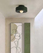 Plafondlamp Simon met Gestapelde Cilindervormen Hars Beschikbaar in Rood Groen Zwart E26 E27 Accesorio Ø30×15cm Diseño minimalista Geometrisch