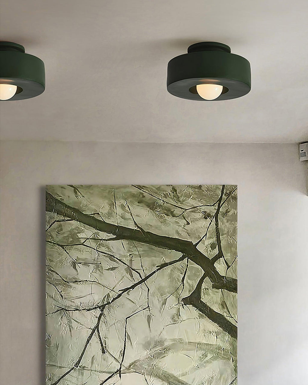 Plafondlamp Simon met Gestapelde Cilindervormen Hars Beschikbaar in Rood Groen Zwart E26 E27 Accesorio Ø30×15cm Diseño minimalista Geometrisch