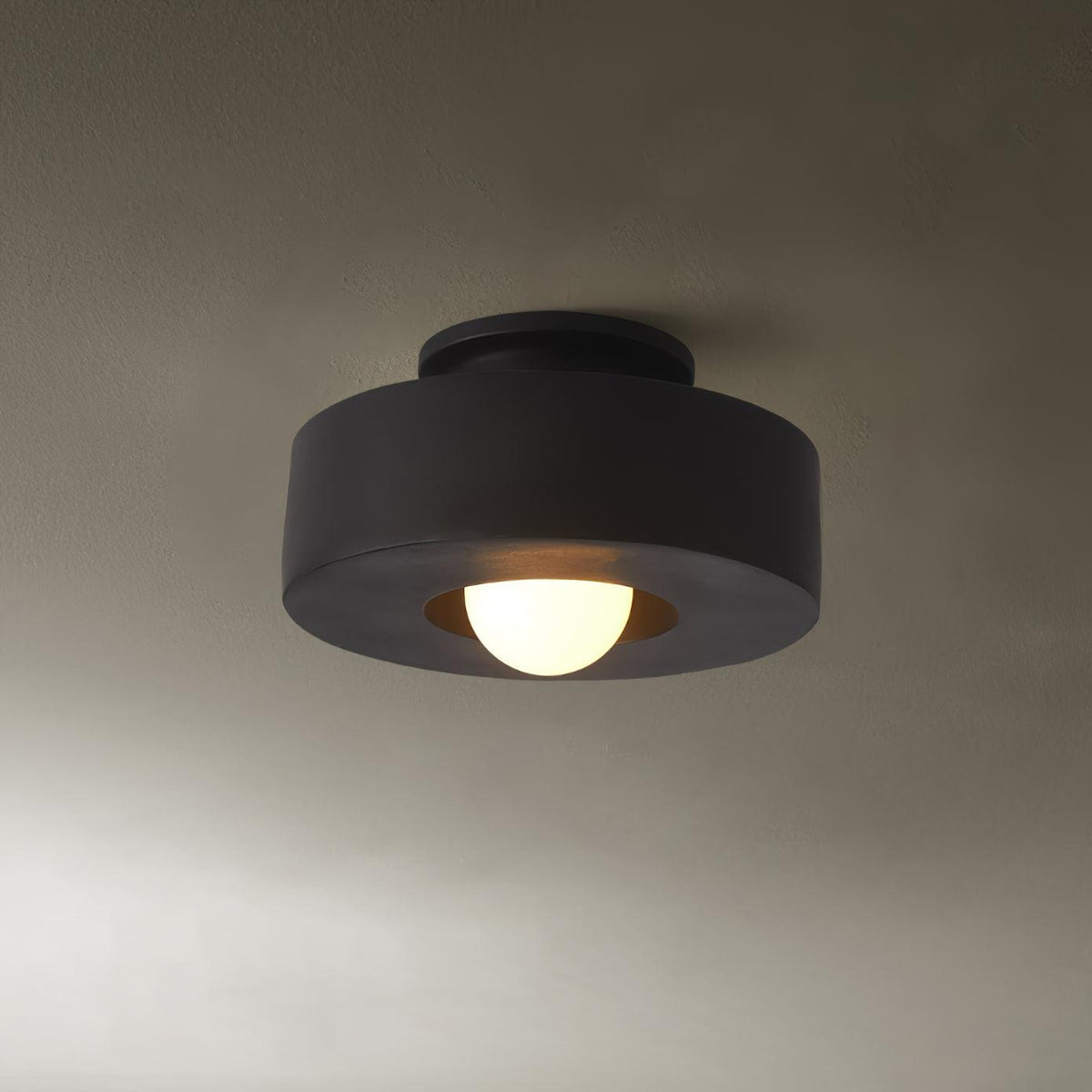 Plafondlamp Simon met Gestapelde Cilindervormen Hars Beschikbaar in Rood Groen Zwart E26 E27 Accesorio Ø30×15cm Diseño minimalista Geometrisch