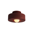 Plafondlamp Simon met Gestapelde Cilindervormen Hars Beschikbaar in Rood Groen Zwart E26 E27 Accesorio Ø30×15cm Diseño minimalista Geometrisch