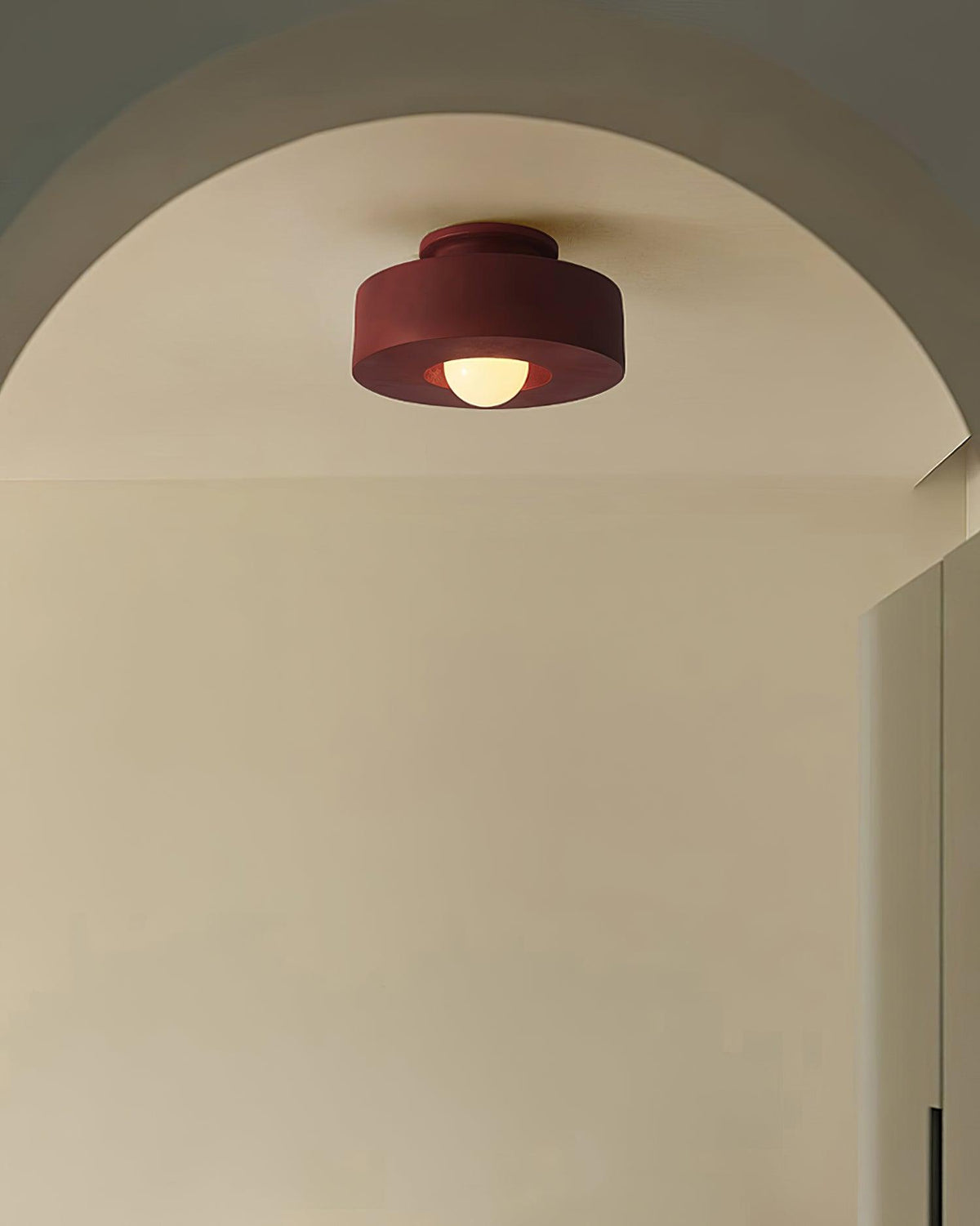 Plafondlamp Simon met Gestapelde Cilindervormen Hars Beschikbaar in Rood Groen Zwart E26 E27 Accesorio Ø30×15cm Diseño minimalista Geometrisch