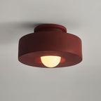 Plafondlamp Simon met Gestapelde Cilindervormen Hars Beschikbaar in Rood Groen Zwart E26 E27 Accesorio Ø30×15cm Diseño minimalista Geometrisch