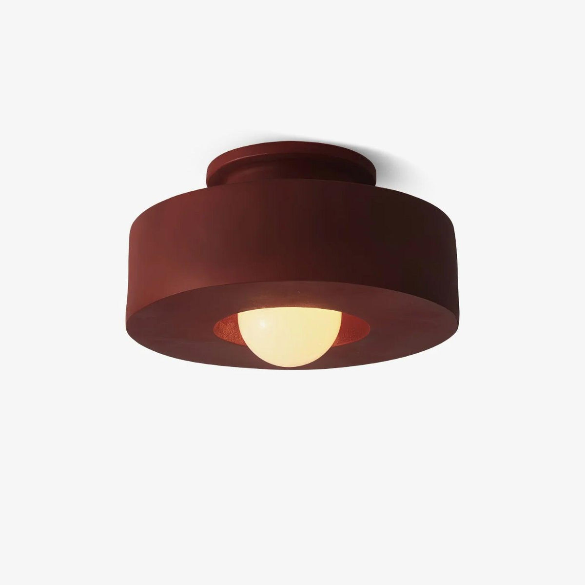 Plafondlamp Simon met Gestapelde Cilindervormen Hars Beschikbaar in Rood Groen Zwart E26 E27 Accesorio Ø30×15cm Diseño minimalista Geometrisch