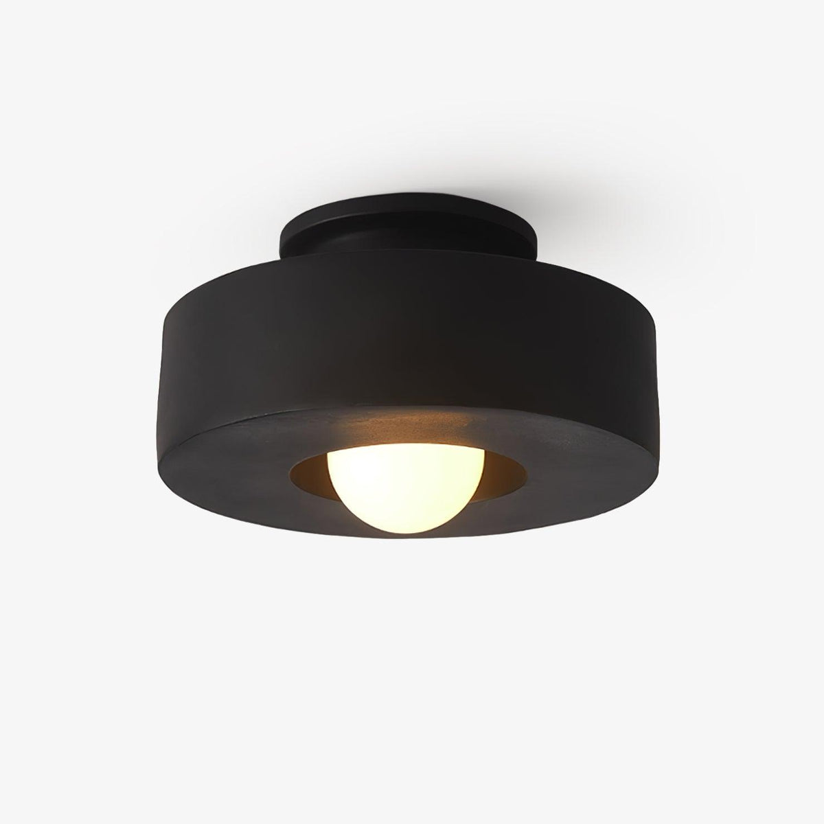 Plafondlamp Simon met Gestapelde Cilindervormen Hars Beschikbaar in Rood Groen Zwart E26 E27 Accesorio Ø30×15cm Diseño minimalista Geometrisch