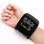 Tensiómetro de muñeca digital con avisos de voz y pantalla LCD