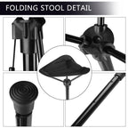 Silla plegable para exteriores, silla portátil para sala de espera, silla plegable telescópica Mazza para pesca