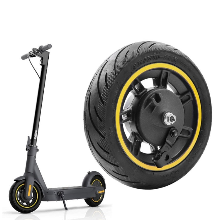 Neumático delantero sin cámara de 10 pulgadas para patinete eléctrico Ninebot MAX G30 (amarillo)