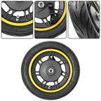 Neumático delantero sin cámara de 10 pulgadas para patinete eléctrico Ninebot MAX G30 (amarillo)