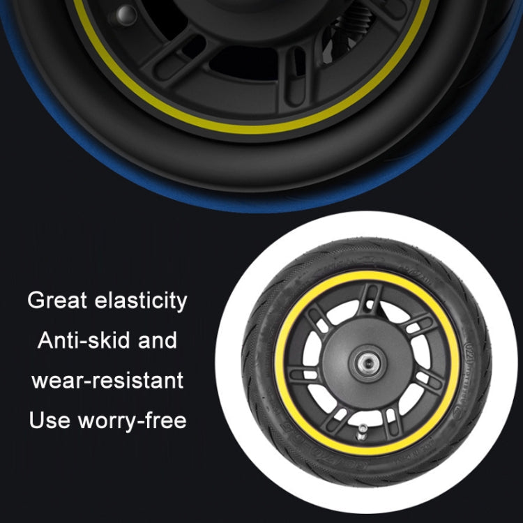 Neumático delantero sin cámara de 10 pulgadas para patinete eléctrico Ninebot MAX G30 (amarillo)