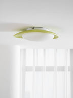 Lámpara de techo Resina Ovalada Verde Beige Woonkamer Slaapkamer LED 3000K 4000K 6000K Ø36 Ø46cm Organisch Plafonnière Dimbaar