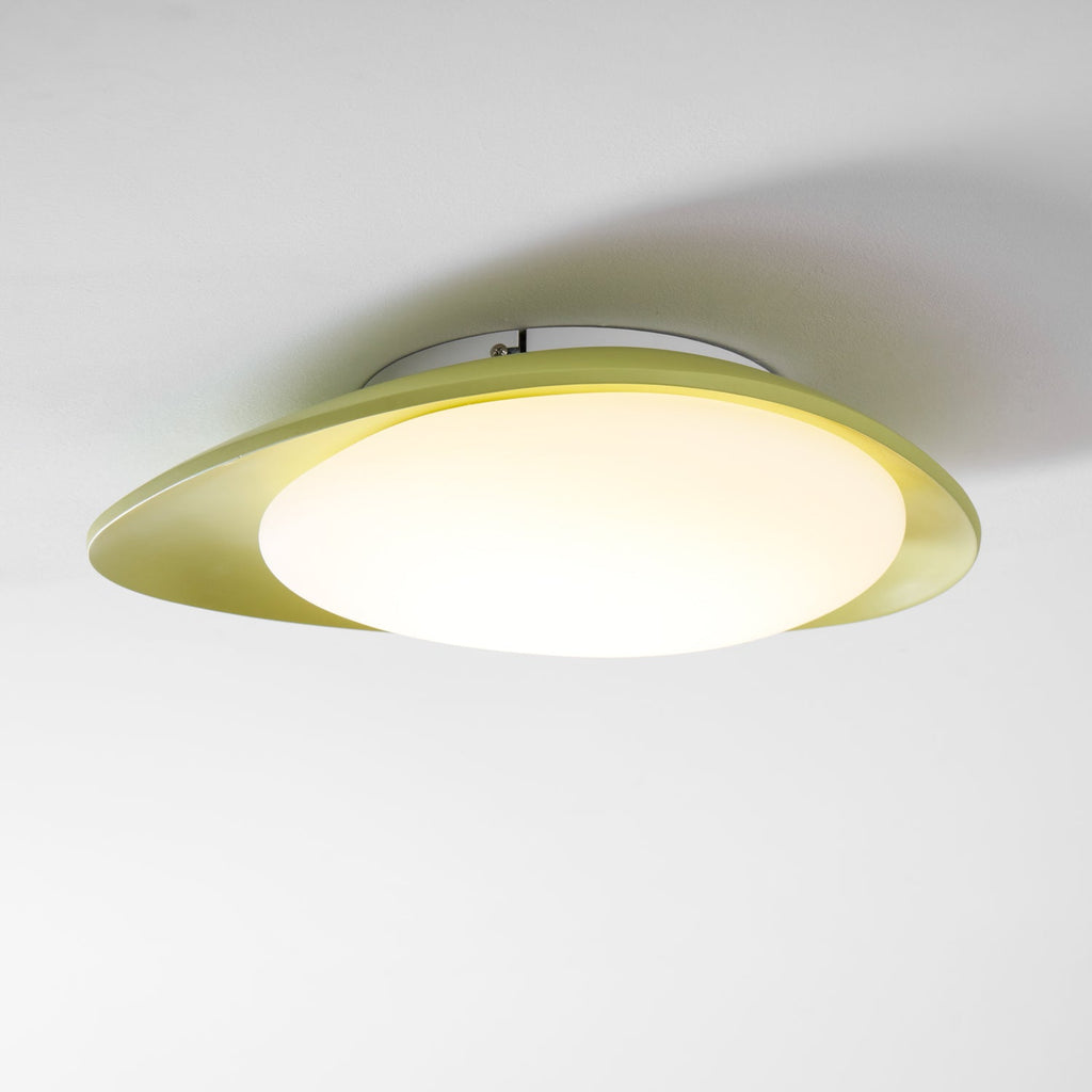 Lámpara de techo Resina Ovalada Verde Beige Woonkamer Slaapkamer LED 3000K 4000K 6000K Ø36 Ø46cm Organisch Plafonnière Dimbaar