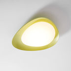 Lámpara de techo Resina Ovalada Verde Beige Woonkamer Slaapkamer LED 3000K 4000K 6000K Ø36 Ø46cm Organisch Plafonnière Dimbaar