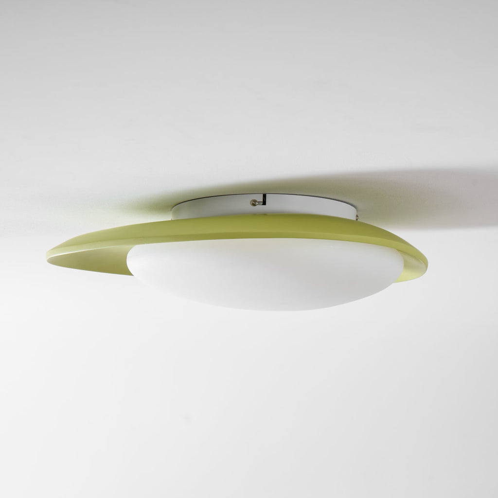 Lámpara de techo Resina Ovalada Verde Beige Woonkamer Slaapkamer LED 3000K 4000K 6000K Ø36 Ø46cm Organisch Plafonnière Dimbaar