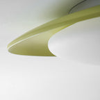 Lámpara de techo Resina Ovalada Verde Beige Woonkamer Slaapkamer LED 3000K 4000K 6000K Ø36 Ø46cm Organisch Plafonnière Dimbaar
