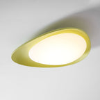 Lámpara de techo Resina Ovalada Verde Beige Woonkamer Slaapkamer LED 3000K 4000K 6000K Ø36 Ø46cm Organisch Plafonnière Dimbaar