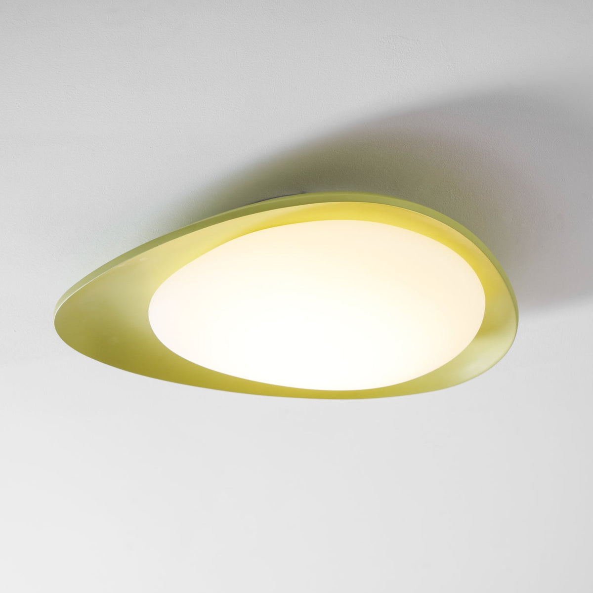 Lámpara de techo Resina Ovalada Verde Beige Woonkamer Slaapkamer LED 3000K 4000K 6000K Ø36 Ø46cm Organisch Plafonnière Dimbaar