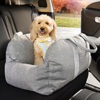 Travelpup | Cama para perros con correas de seguridad ajustables | Viajes en coche cómodos y seguros