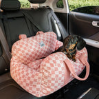 Travelpup | Cama para perros con correas de seguridad ajustables | Viajes en coche cómodos y seguros