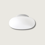 Lámpara de techo LED moderna | Diseño minimalista ovalado blanco