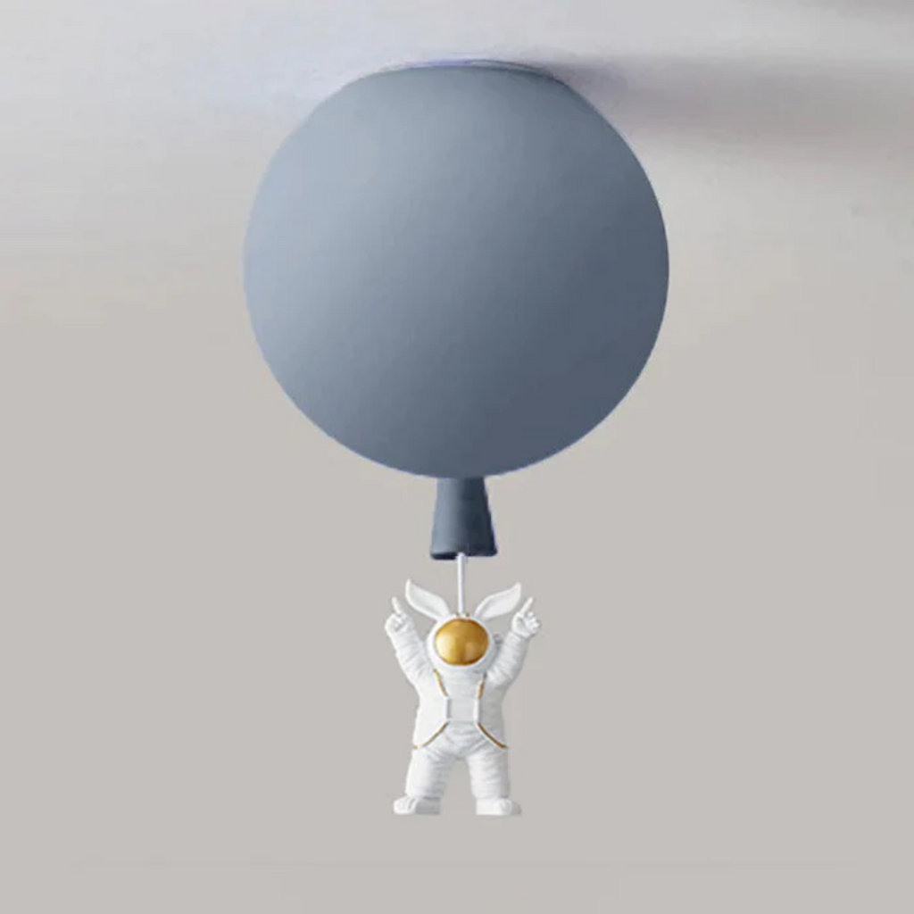 Lámparas de techo para niños con LED en el diseño del mundo y los astronautas