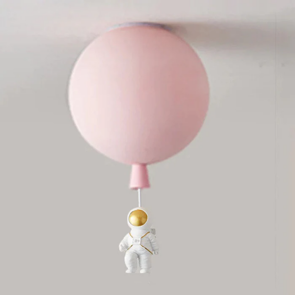 Lámparas de techo para niños con LED en el diseño del mundo y los astronautas