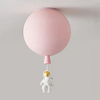 Lámparas de techo para niños con LED en el diseño del mundo y los astronautas