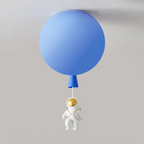 Lámparas de techo para niños con LED en el diseño del mundo y los astronautas