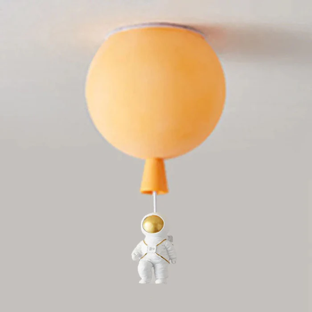 Lámparas de techo para niños con LED en el diseño del mundo y los astronautas