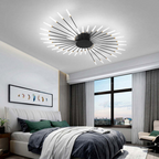 Lámpara de techo moderna con varios brazos de luz para una iluminación potente y elegante.