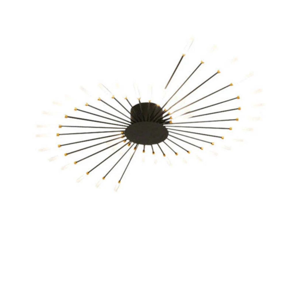 Lámpara de techo moderna con varios brazos de luz para una iluminación potente y elegante.